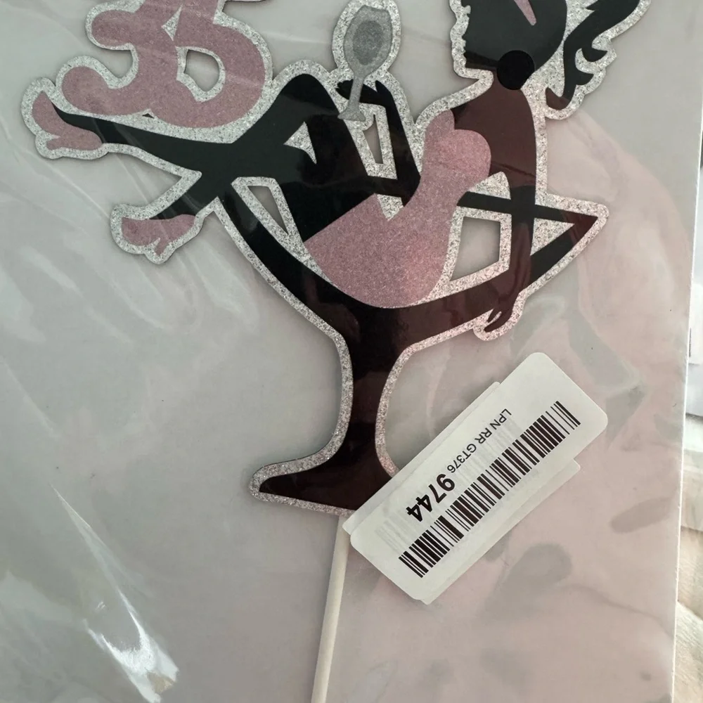 35th Birthday Pink Party Decoration Set
